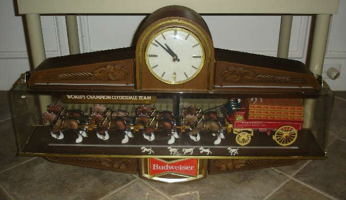 Budweiser lighted clock
