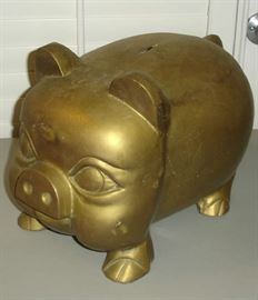 Cast iron piggy bank