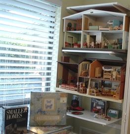 Doll houses - Renwal, Tomy, Brio.  Tons of miniatures & doll house furniture.