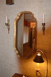 Mirror and Sconces