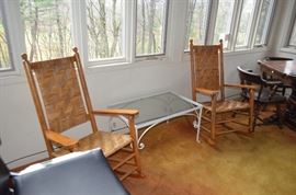 Rocking Chairs with Cane Seats/Backs