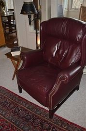 Genuine Top Grain Leather Chair by Classic