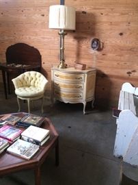 French Provincial bed stand