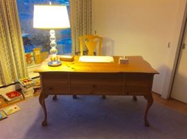Pine writing desk