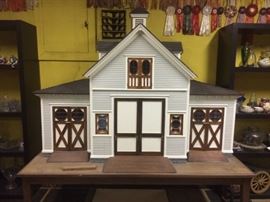 Wonderful child's horse barn! 