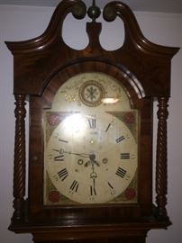 Hand painted decorations on the face.