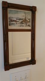 Currier and Ives mirror