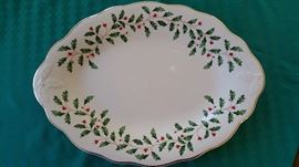 LENOX Christmas platter
