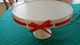 Hallmark cake stand.  One large and one medium