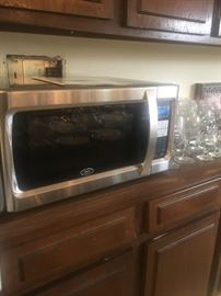 Stainless Steel microwave - recently purchased