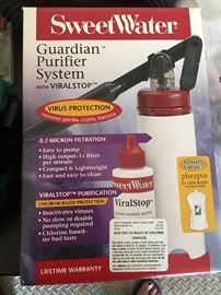 Water purifier for camping, ect.