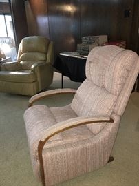 Vintage rocking recliner