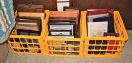 Numerous picture frames