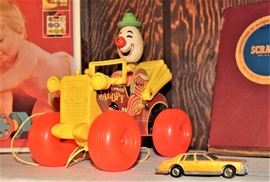 Vintage pull toy, "Jalopy" by Fisher-Price