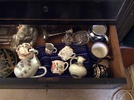 WE HAVE DRAWERS OF ITEMS TO SEARCH THROUGH