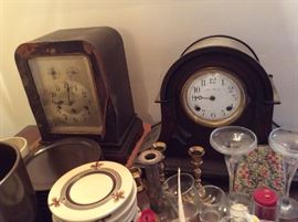 ANTIQUE GERMAN AND NEW HAVEN CLOCK