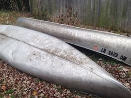 2 ALUMINUM CANOES