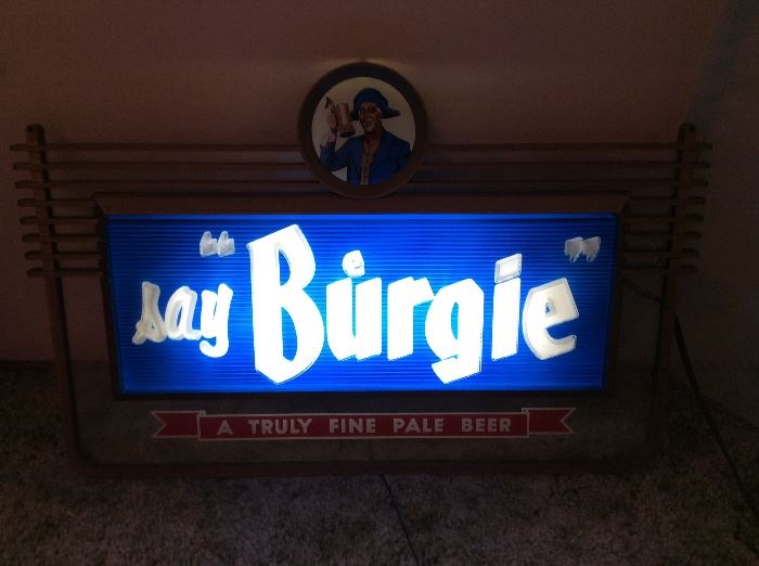 Lighted beer signs