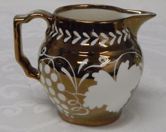 Luster ware pitcher.