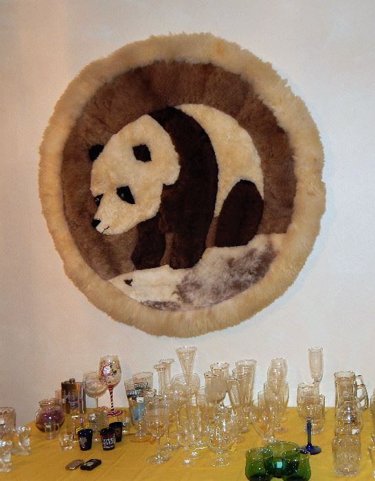 Panda rug/wall hanging