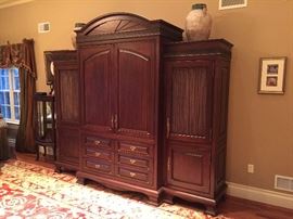 Custom Built/Commissioned  - 9'6" Wide x 8'3" Tall - A Real Showpiece - Solid Wood Of Course.