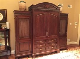 Custom Built/Commissioned  - 9'6" Wide x 8'3" Tall - A Real Showpiece - Solid Wood Of Course.