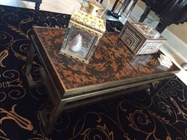 Tortoise shell style coffee table