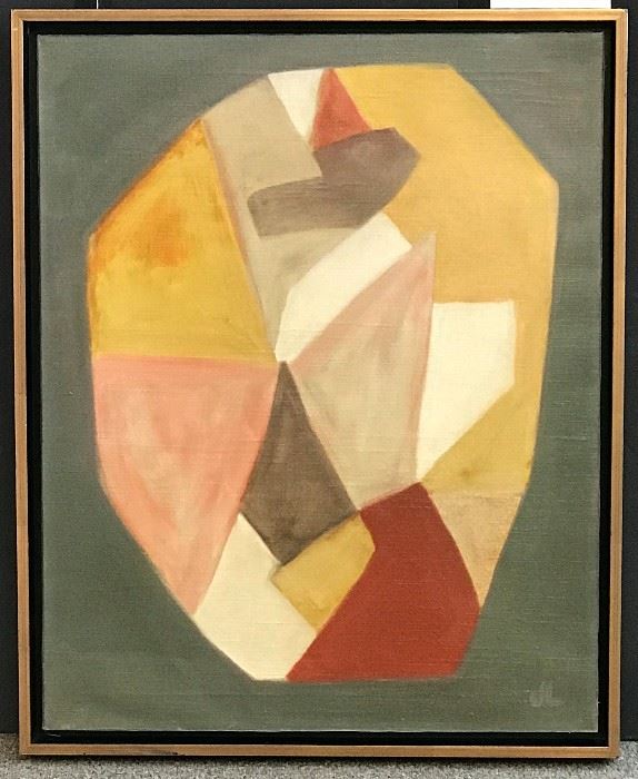 John Lynch, Abstract, c. 1960, oil on canvas, 30 x 24 in. Gallery price $2400.00, Estate Sale Price $995.00