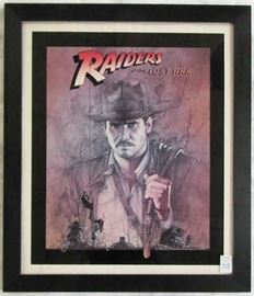 lot #318 - autographed by George Lucas and Stephen Spielberg