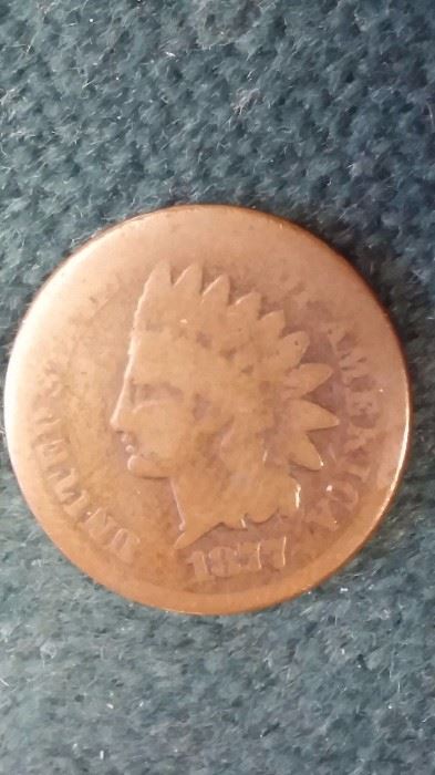 1877 INDIAN HEAD CENT