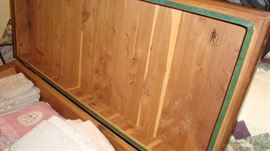 Check out the cedar lining ....