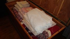 Currently storing linens .... all for sale of course.