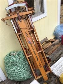American Flyer vintage sleds