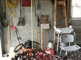 Black/Decker blower, weed eaters, Tools of all shapes and sizes, Garden Tools galore, etc., etc..etc., etc.....
GARAGE FULL of good finds...Come take a look because YOU Will find something you will be unable to live without....