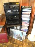 Am/Fm/Stereo, Turn/Table, CD player and tape player.
Lots and lots of old tapes with some never used..Collected for several years like new to brand new.....Old Albumns.
