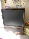 Big Screen TV....Top part of TV you will find lots of nice pressed glass
items....