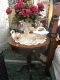 Antique Round Table located in Front Master Bedroom.....