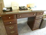 Dark Wood Desk- Priced to sell at $ 125.00