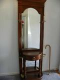 Hall Tree with Mirror.....Priced to sell FAST at $ 175.00
Come Take a LOOK......
