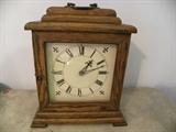 Wood, mantle clock....
