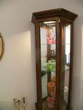 Lighted Curio w/glass shelves...Perfect for displaying your special
collections...