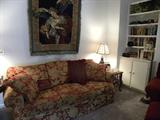 Broyhill Sofa...Bookcase FULL... and cd's, tapes....Office Supplies....Angel
collection,,, Mens Hats, Ladies clothing, shoes,
Some tools in garage.......