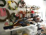 Garage FULL of ladies clothing, wreaths, some Tools, ladder, stools,
storage bins/containers, etc., etc.. You will be so suprised at the items you will find at ESTATE SALES....
COME STRETCH YOUR DOLLAR AND SAVE $$$$$$$$$$$$$$$$$....