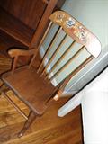 Several vintage rockers and several antique rockers, etc.,