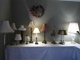Table Full of assorted decorators lights.....