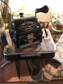 antique check writer