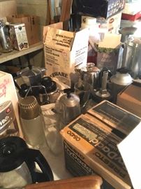 vintage coffee pots and percolators