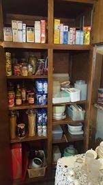 Tupperware, snacks and yes even 6 packs of Ensure