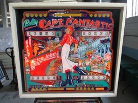 1976 BALLY CAPTAIN AMERICA PINBALL MACHINE, WORKING CONDITION