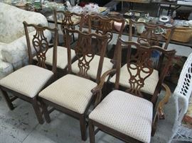 SET OF 6 DINING CHAIRS